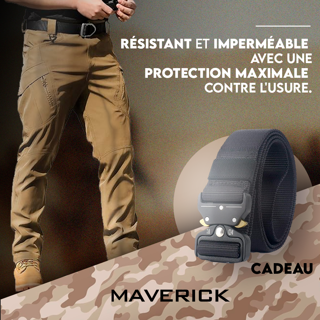 Pantalon Tactique – Résistant et Imperméable + Ceinture Offerte