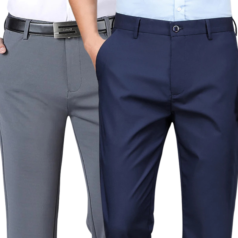 ACHETEZ 1 ET RECEVEZ 2 | Pantalon Classique Élégant Gentleman 2025 + Ceinture Élégante en Cuir Offerte