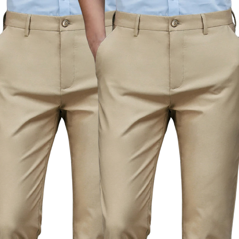 ACHETEZ 1 ET RECEVEZ 2 | Pantalon Classique Élégant Gentleman 2025 + Ceinture Élégante en Cuir Offerte