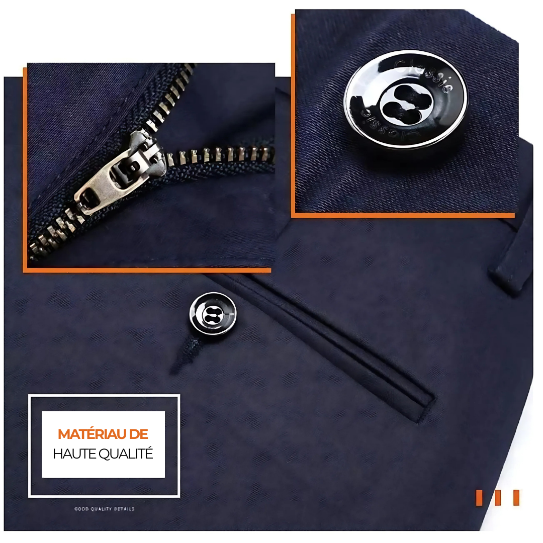 ACHETEZ 1 ET RECEVEZ 2 | Pantalon Classique Élégant Gentleman 2025 + Ceinture Élégante en Cuir Offerte