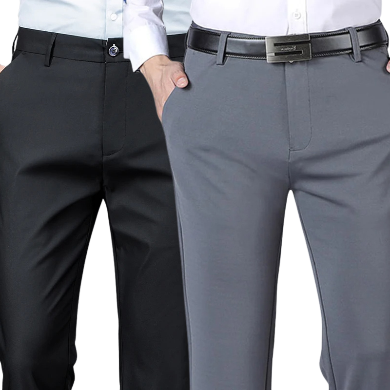 ACHETEZ 1 ET RECEVEZ 2 | Pantalon Classique Élégant Gentleman 2025 + Ceinture Élégante en Cuir Offerte