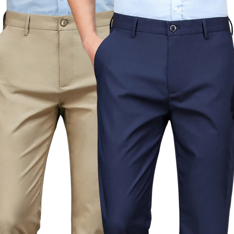 ACHETEZ 1 ET RECEVEZ 2 | Pantalon Classique Élégant Gentleman 2025 + Ceinture Élégante en Cuir Offerte
