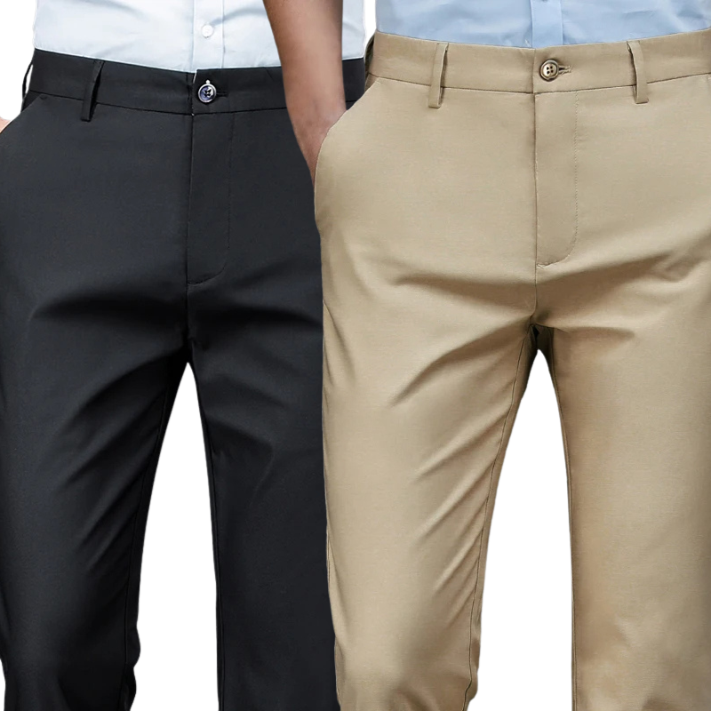ACHETEZ 1 ET RECEVEZ 2 | Pantalon Classique Élégant Gentleman 2025 + Ceinture Élégante en Cuir Offerte