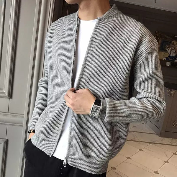 Pull Classique à Fermeture Éclair Homme