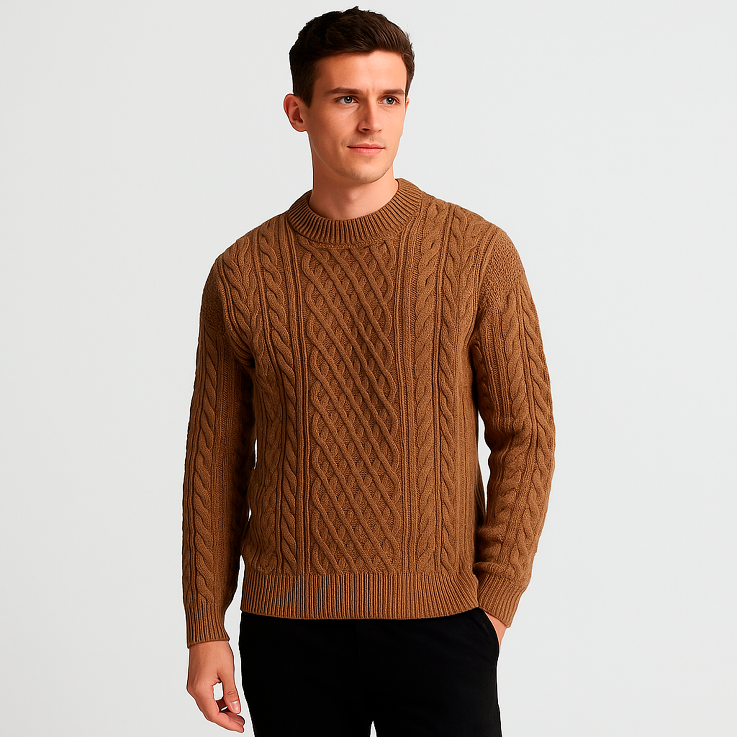 Pull en Laine Noir Homme