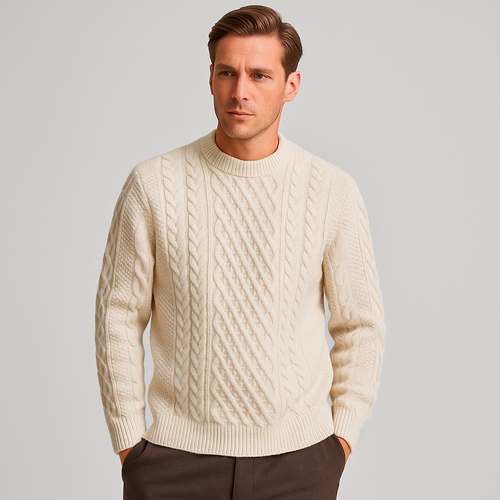 Pull en Laine Noir Homme