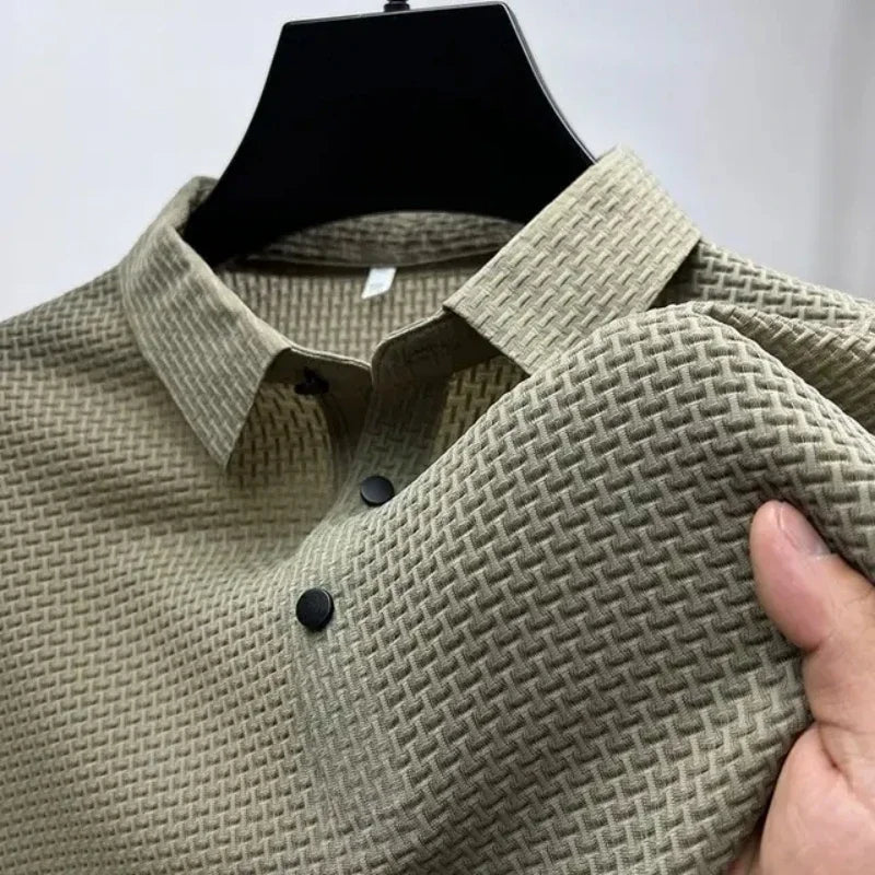 [ACHETEZ 1, PRENEZ 2] - Polo Ultra Fresh en Soie Ice