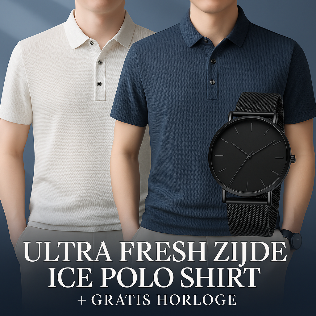 [ACHETEZ 1, PRENEZ 2] - Polo Ultra Fresh en Soie Ice