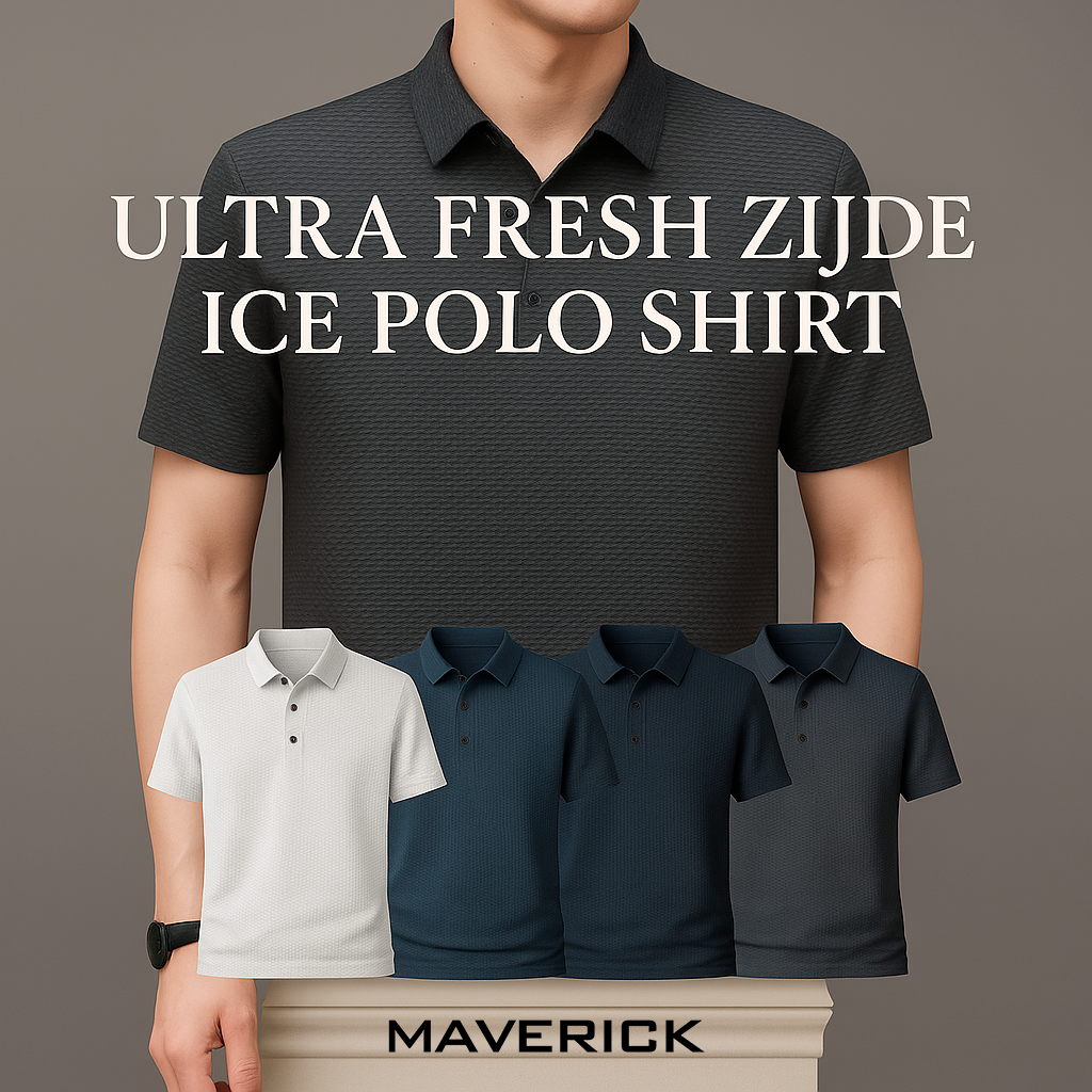 [ACHETEZ 1, PRENEZ 2] - Polo Ultra Fresh en Soie Ice