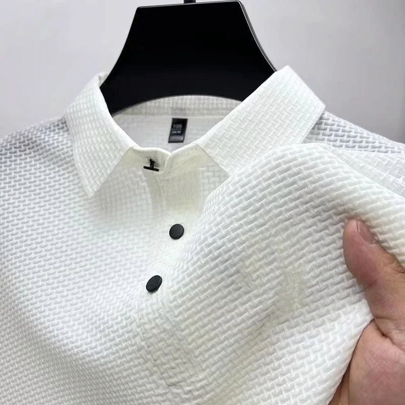 [ACHETEZ 1, PRENEZ 2] - Polo Ultra Fresh en Soie Ice