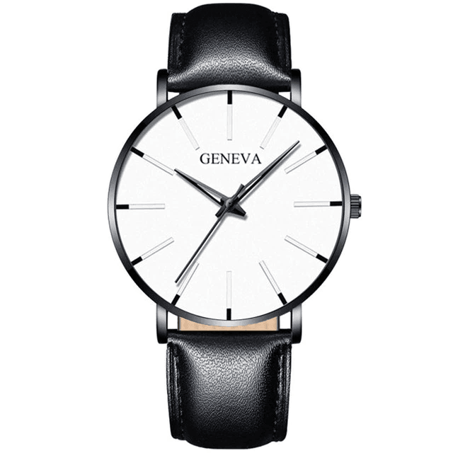 Montre Homme en Cuir - Geneva