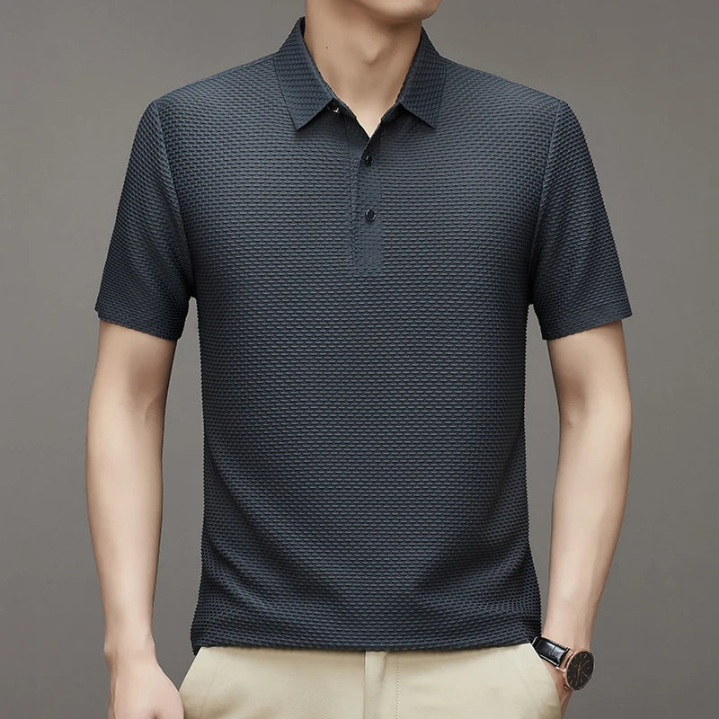 [ACHETEZ 1, PRENEZ 2] - Polo Ultra Fresh en Soie Ice