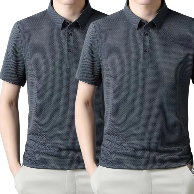 [ACHETEZ 1, PRENEZ 2] - Polo Ultra Fresh en Soie Ice