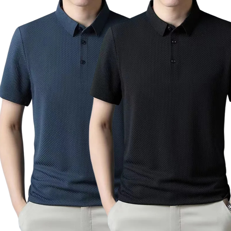 [ACHETEZ 1, PRENEZ 2] - Polo Ultra Fresh en Soie Ice