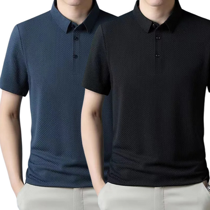 [ACHETEZ 1, PRENEZ 2] - Polo Ultra Fresh en Soie Ice