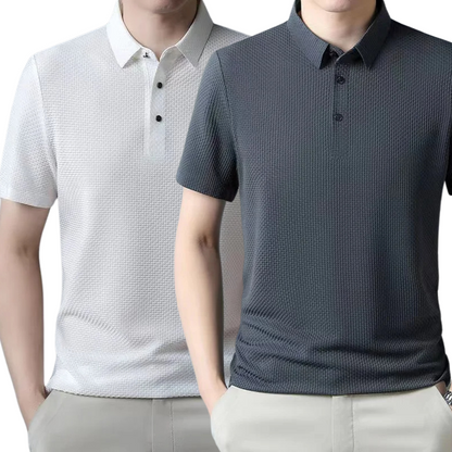 [ACHETEZ 1, PRENEZ 2] - Polo Ultra Fresh en Soie Ice