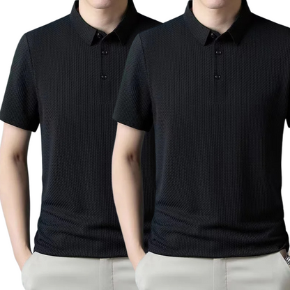 [ACHETEZ 1, PRENEZ 2] - Polo Ultra Fresh en Soie Ice