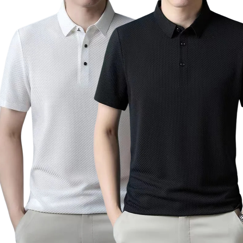 [ACHETEZ 1, PRENEZ 2] - Polo Ultra Fresh en Soie Ice