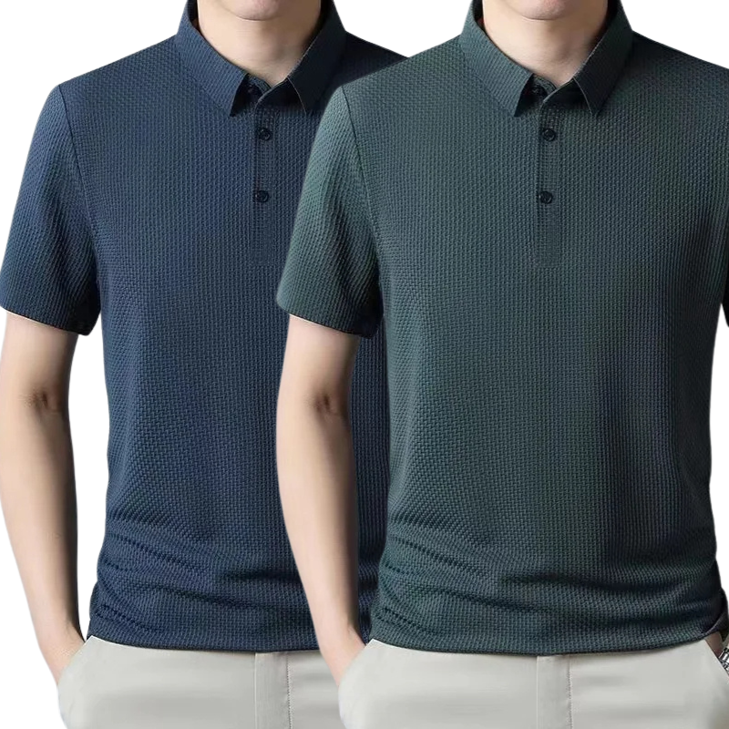 [ACHETEZ 1, PRENEZ 2] - Polo Ultra Fresh en Soie Ice