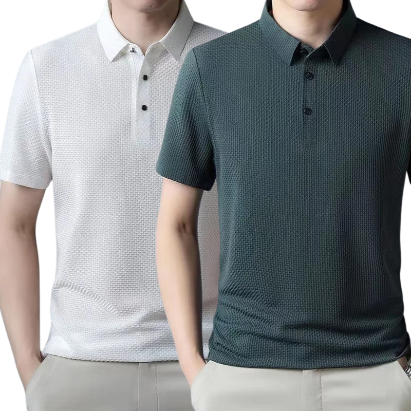 [ACHETEZ 1, PRENEZ 2] - Polo Ultra Fresh en Soie Ice
