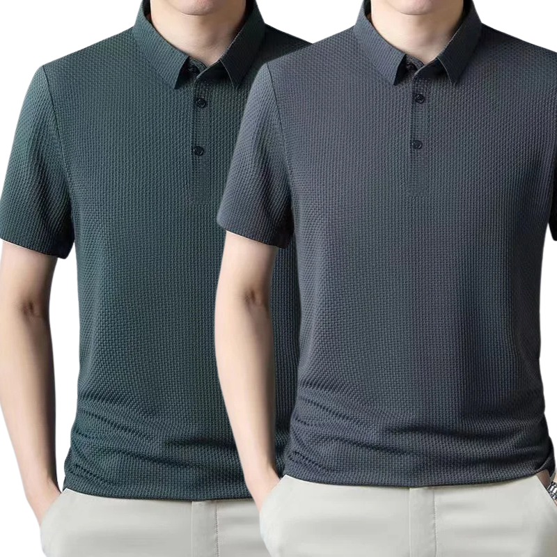 [ACHETEZ 1, PRENEZ 2] - Polo Ultra Fresh en Soie Ice