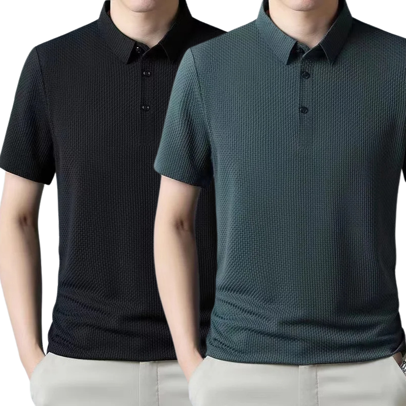 [ACHETEZ 1, PRENEZ 2] - Polo Ultra Fresh en Soie Ice