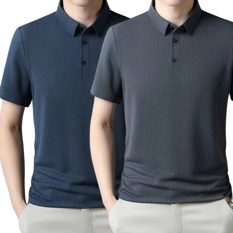 [ACHETEZ 1, PRENEZ 2] - Polo Ultra Fresh en Soie Ice
