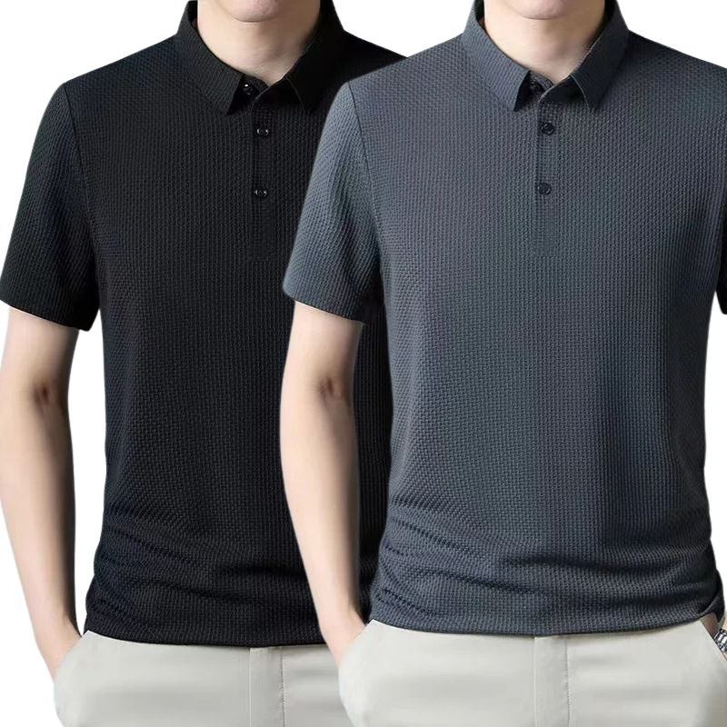 [ACHETEZ 1, PRENEZ 2] - Polo Ultra Fresh en Soie Ice