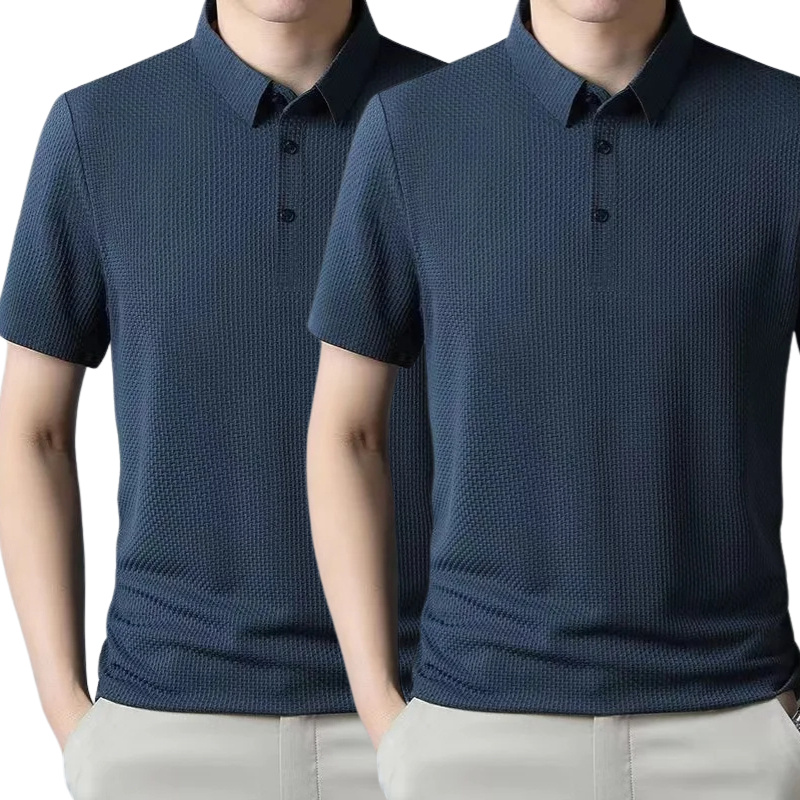 [ACHETEZ 1, PRENEZ 2] - Polo Ultra Fresh en Soie Ice