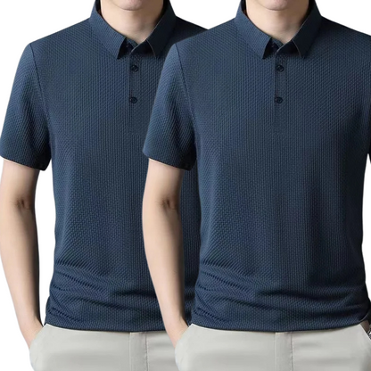 [ACHETEZ 1, PRENEZ 2] - Polo Ultra Fresh en Soie Ice