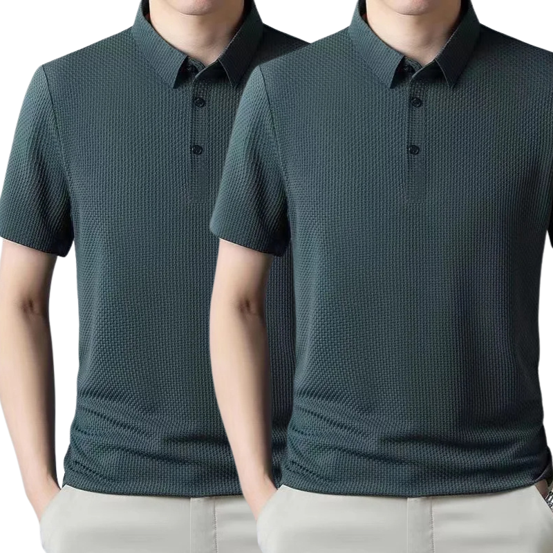 [ACHETEZ 1, PRENEZ 2] - Polo Ultra Fresh en Soie Ice