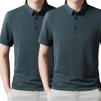 [ACHETEZ 1, PRENEZ 2] - Polo Ultra Fresh en Soie Ice