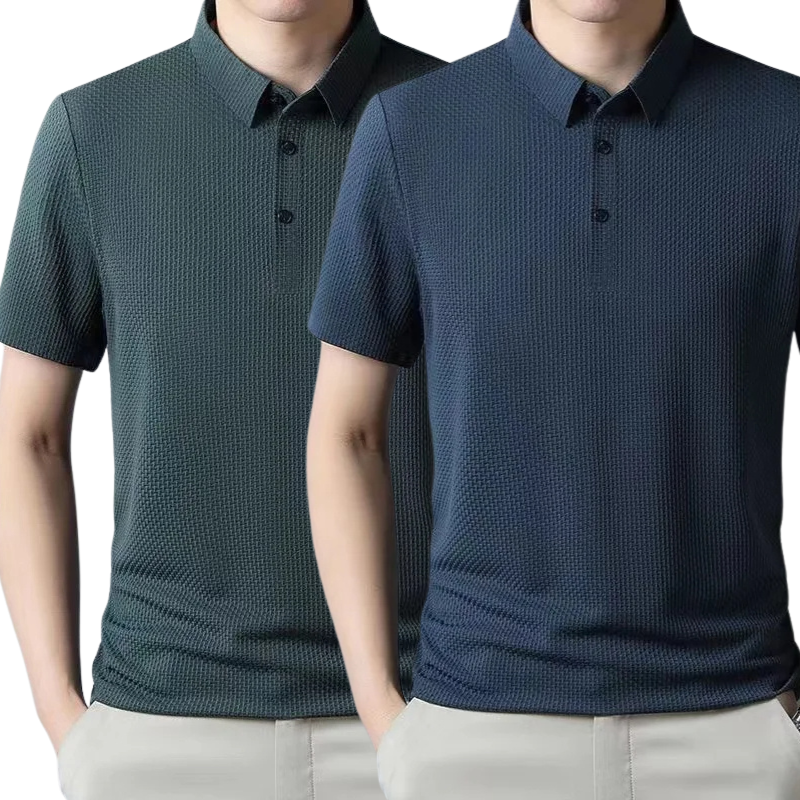 [ACHETEZ 1, PRENEZ 2] - Polo Ultra Fresh en Soie Ice