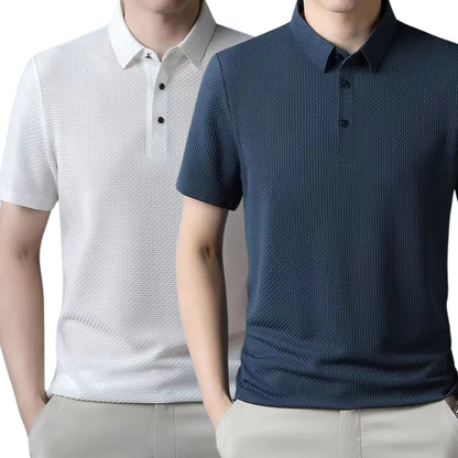 [ACHETEZ 1, PRENEZ 2] - Polo Ultra Fresh en Soie Ice