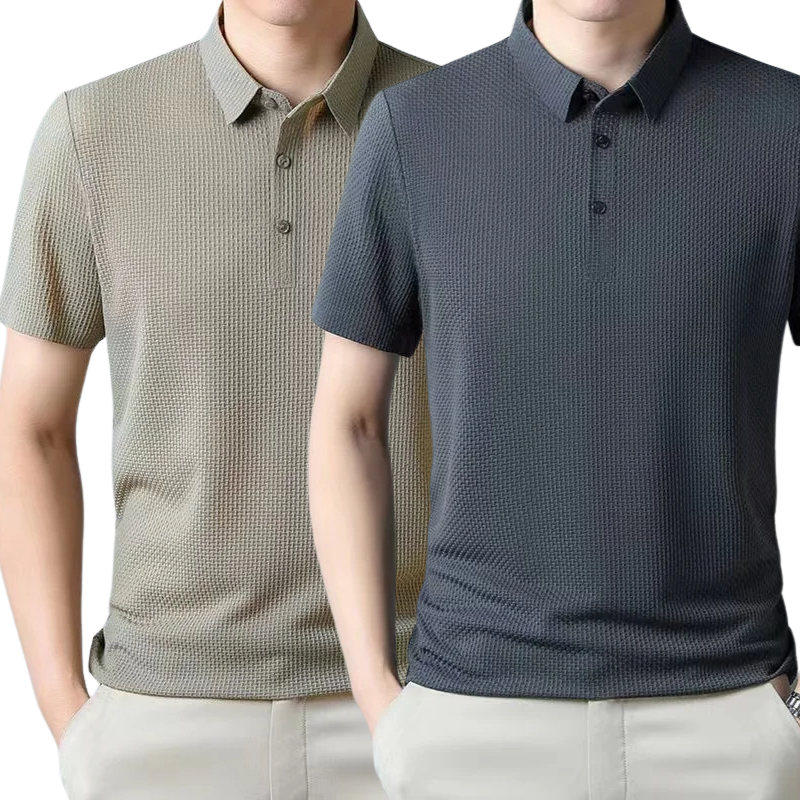 [ACHETEZ 1, PRENEZ 2] - Polo Ultra Fresh en Soie Ice