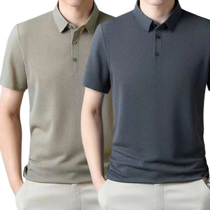[ACHETEZ 1, PRENEZ 2] - Polo Ultra Fresh en Soie Ice
