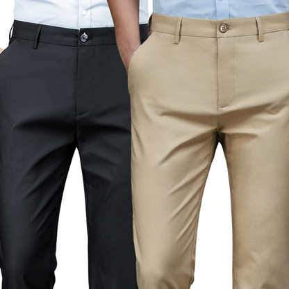 ACHETEZ 1 ET RECEVEZ 2 | Pantalon Classique Élégant Gentleman 2025 + Ceinture Élégante en Cuir Offerte