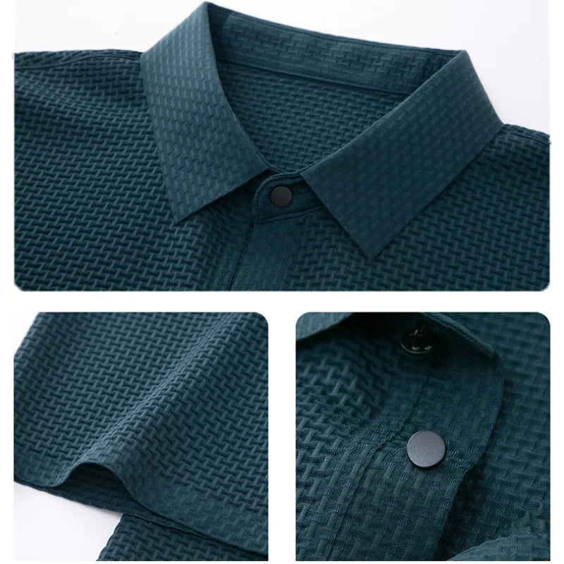 [ACHETEZ 1, PRENEZ 2] - Polo Ultra Fresh en Soie Ice