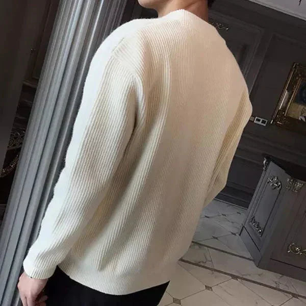 Pull Classique à Fermeture Éclair Homme