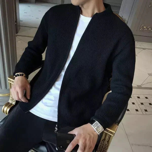 Pull Classique à Fermeture Éclair Homme