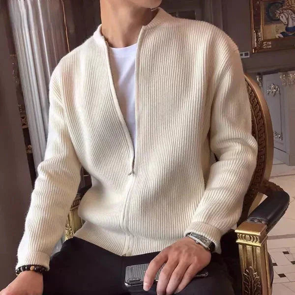 Pull Classique à Fermeture Éclair Homme