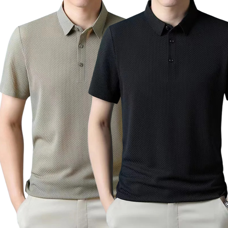 [ACHETEZ 1, PRENEZ 2] - Polo Ultra Fresh en Soie Ice