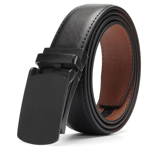 Ceinture en Cuir Homme avec Fermeture Automatique